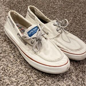 Sperry Men's White Boat Shoes